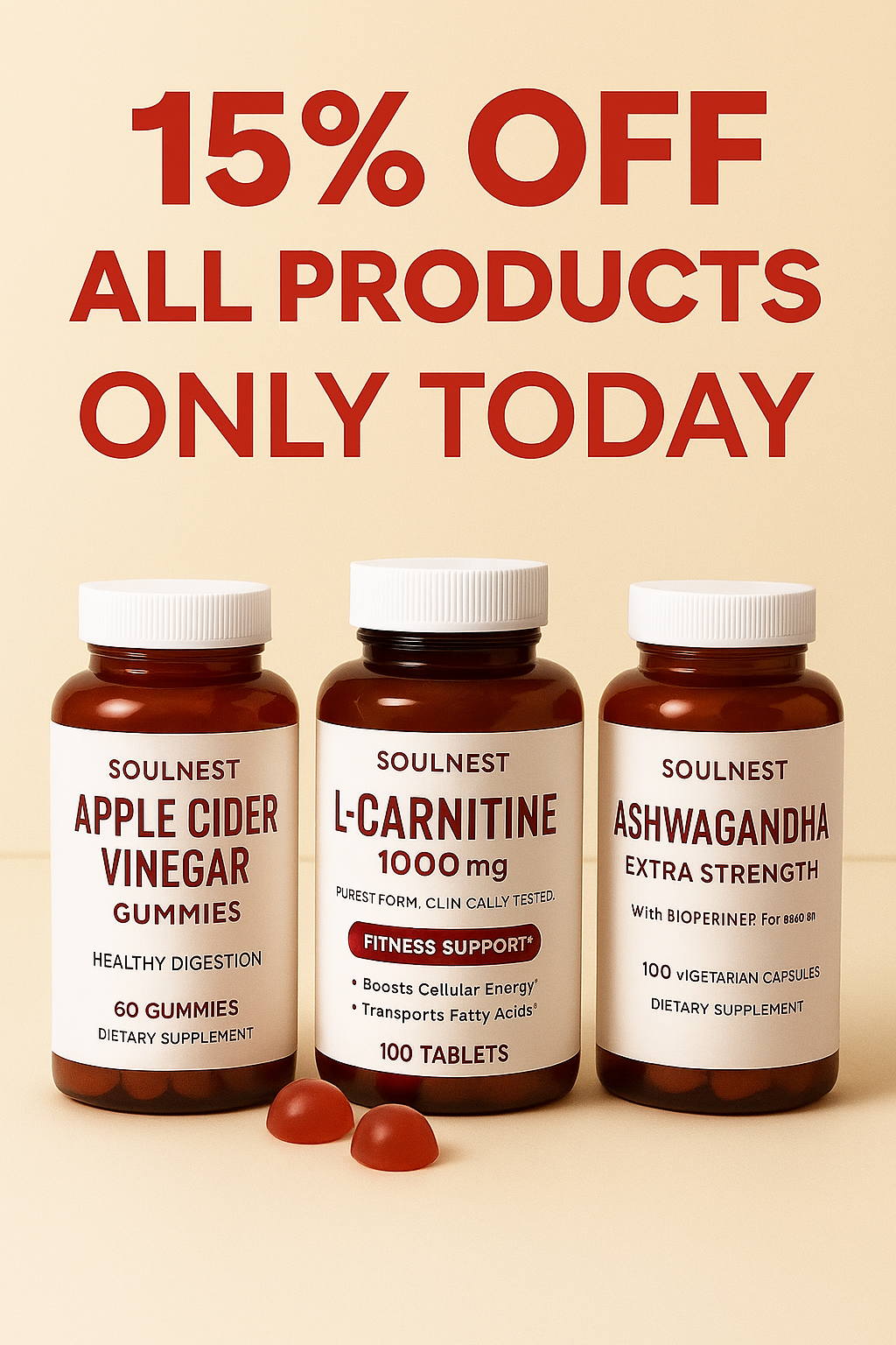 ⏳ Last Chance! Save 15% Today! ⏳